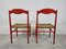 Italian Lacquered Dining Chairs, 1950s, Set of 2 5