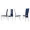 Vintage S44 Dining Chairs by Giancarlo Vegni for Fasem, 1980s, Set of 4, Image 1