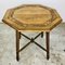 Antique 8-Sided Wood Carving Table, Image 1