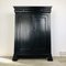 Antique French Black 2-Door Cabinet 3