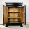 Antique French Black 2-Door Cabinet 2