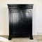 Antique French Black 2-Door Cabinet 4