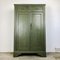 Antique Brocante Green Painted Cabinet, Image 4