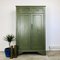 Antique Brocante Green Painted Cabinet 1