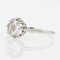 18K White Gold Solitaire Ring with Rose-Cut Diamond, 1920s 6
