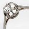 18K White Gold Solitaire Ring with Rose-Cut Diamond, 1920s 7