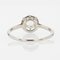 18K White Gold Solitaire Ring with Rose-Cut Diamond, 1920s 10