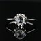 18K White Gold Solitaire Ring with Rose-Cut Diamond, 1920s 3