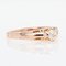 Antique Solitaire Ring in 18K Rose Gold with Diamond 8