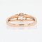 Antique Solitaire Ring in 18K Rose Gold with Diamond 11