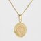 French Chiseled Medallion in 18 Karat Yellow Gold, 1900s 7