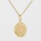 French Chiseled Medallion in 18 Karat Yellow Gold, 1900s, Image 7