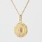 French Chiseled Medallion in 18 Karat Yellow Gold, 1900s 9