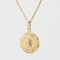 French Chiseled Medallion in 18 Karat Yellow Gold, 1900s, Image 9
