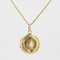 French Chiseled Medallion in 18 Karat Yellow Gold, 1900s 8