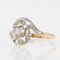 Französischer Ring aus 18 Karat Gelbgold mit Diamanten im Rosenschliff, 1900er 6