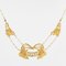 Collana in stile Art Nouveau moderno in oro giallo 18 carati con perla, Immagine 10