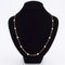 Modern Cultured Pearls Stick Mesh Necklace in 18 Karat Yellow Gold 3