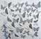 Sumit Mehndiratta, Holographic Butterflies, 2022, acrilico su pannello, Immagine 1