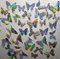 Sumit Mehndiratta, mariposas holográficas, 2022, acrílico sobre tabla, Imagen 7
