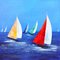 Dany Soyer, En mer, 2022, Acrylic on Canvas 1