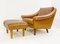 Mid-Century Matador Lounge Chair in Leather with Ottoman by Aage Christiansen, 1970 8