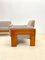 Mid-Century Modern Danish Living Room Set in Wood and Fabric, 1960s, Set of 2 6