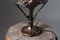 Art Nouveau Copper & Marbled Glass Table Lamp 7