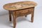 18th Century Swedish Folk Art Low Table 13