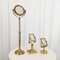 Antique Table Brass Mirror Set by Jules Duboscq Mirror & Dugretet, Set of 3, Image 8