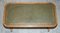 Medium Sized Green Leather & Mahogany Bevan Funnell Coffee Table 3