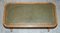 Medium Sized Green Leather & Mahogany Bevan Funnell Coffee Table, Image 3