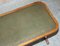 Medium Sized Green Leather & Mahogany Bevan Funnell Coffee Table, Image 5