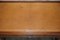 Antique Victorian Watchmakers Desk in Mahogany & Brown Leather 9