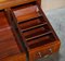 Antique Victorian Watchmakers Desk in Mahogany & Brown Leather 17