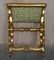 Antique Hand Carved Giltwood Pliant X Frame Folding Stool, 19th Century 18