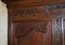 Large Antique Carved Wardrobe Armoire with Expertly Crafted Panels, 1844 8