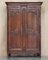 Large Antique Carved Wardrobe Armoire with Expertly Crafted Panels, 1844, Image 2