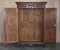 Large Antique Carved Wardrobe Armoire with Expertly Crafted Panels, 1844 17