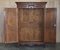 Large Antique Carved Wardrobe Armoire with Expertly Crafted Panels, 1844, Image 17
