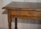 Antique English Oak Jointed Lowboy Side Table with Single Drawer, 1700s, Image 3