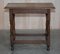 Antique English Oak Jointed Lowboy Side Table with Single Drawer, 1700s 12