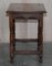 Antique English Oak Jointed Lowboy Side Table with Single Drawer, 1700s, Image 13