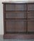 Antique Victorian Dwarf Open Library Bookcases with 2 Shelves Per Side 3