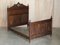 Antique Hand Carved Continental Oak Frame Bedstead, Image 1