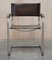 Leather S33 Armchairs by Mart Stam & Marcel Breuer, Italy, Set of 6 4