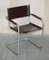 Leather S33 Armchairs by Mart Stam & Marcel Breuer, Italy, Set of 6 3