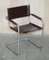 Leather S33 Armchairs by Mart Stam & Marcel Breuer, Italy, Set of 6, Image 3