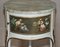Tavolini antichi in stile Luigi XVI con fiori dipinti a mano, set di 2, Immagine 18