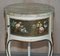 Antique Louis XVI Style Floral Hand-Painted Side Lamp Tables, Set of 2 16